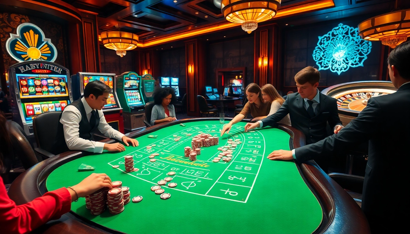 Experience thrilling Baccarat action at Haywin casino with professional dealers and vibrant atmosphere.