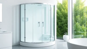 Erleben Sie duschkabine 90x90 komplett in einer modernen Badezimmerumgebung.
