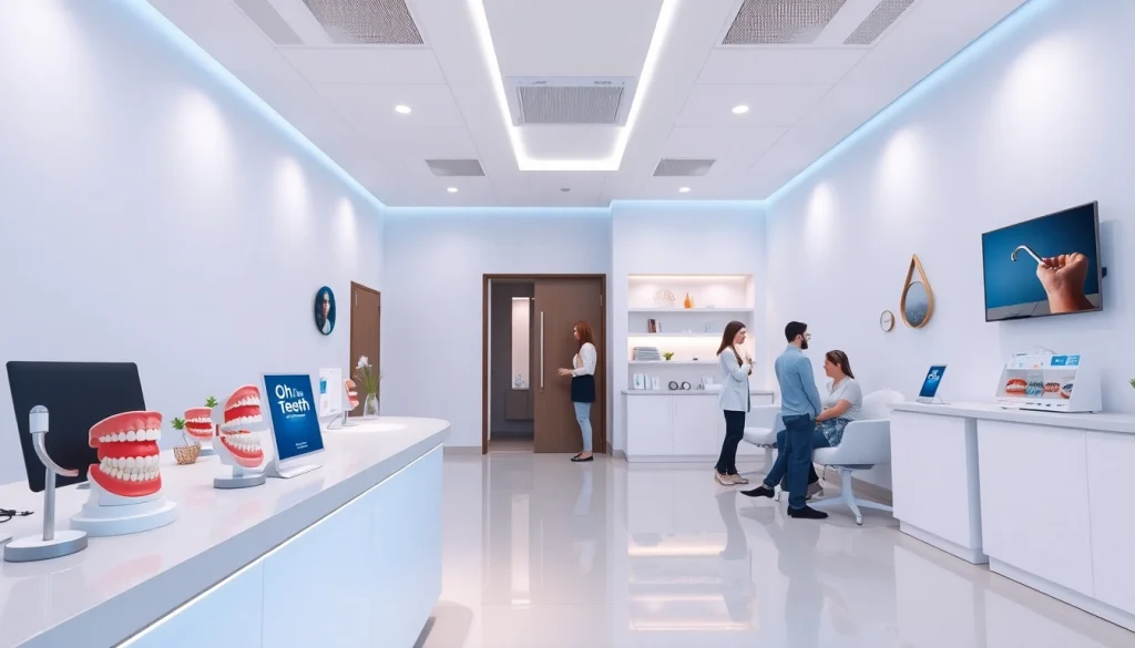 Oh my teeth 口コミ featured in a welcoming dental clinic setting with friendly staff.