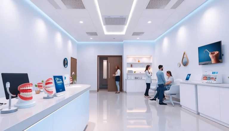 Oh my teeth 口コミ featured in a welcoming dental clinic setting with friendly staff.