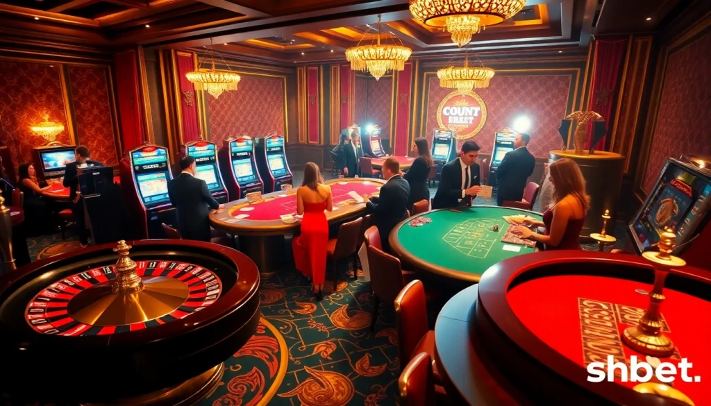 Experience thrilling casino games at SHBET, including roulette, poker, and slots.