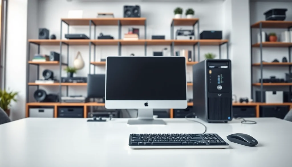 zirvegrupbilgisayar ile modern bir ofiste teknoloji ürünlerini inceleyin