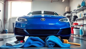 Best car detailing Chattanooga TN services highlighted in a clean and professional garage setting.
