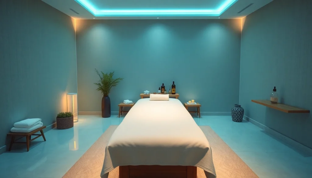 남성의 휴식과 안락을 위한 설계된 포항스웨디시 마사지 치료실, 평온한 분위기가 특징입니다.