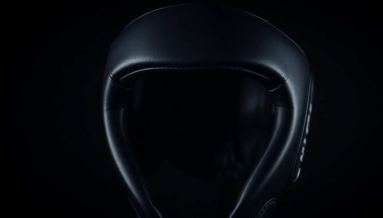Utilizando el casco de boxeo, un atleta entrena para mejorar su técnica y seguridad.